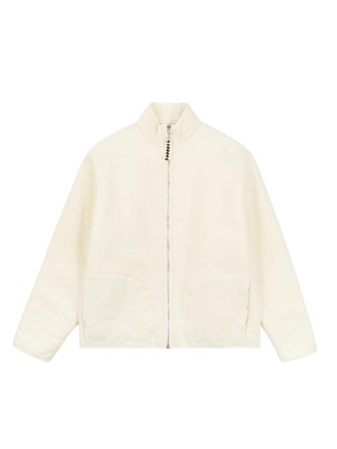 Jil Sander Jil Sander+ Zip Up Teddy Jacket White