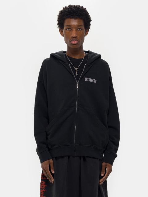 032c Routine Zip Hoodie in Faded Black