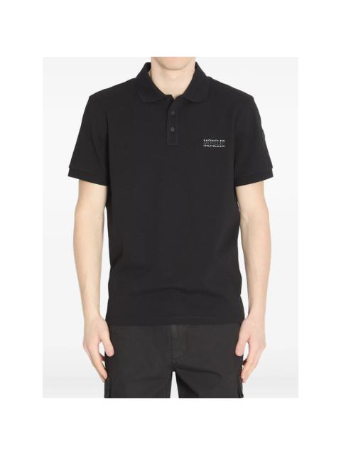 Moncler Moncler Black Polo Shirts Men