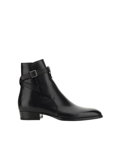 Saint Laurent Wyatt Jodhpur Ankle Boots