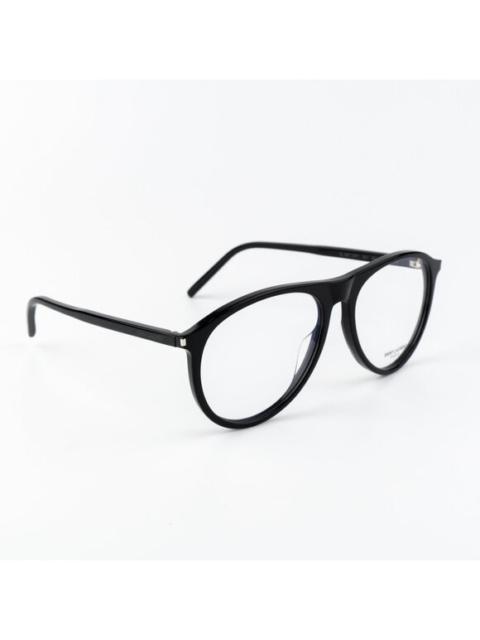 SAINT LAURENT Saint Laurent Women Eyeglasses Black Pilot SL667OPT 001 BRAND NEW