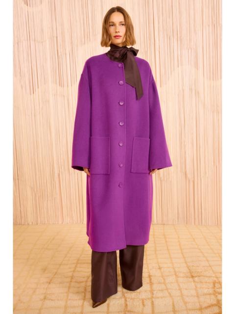 ULLA JOHNSON Fernanda Double Faced Wool Oversized Coat