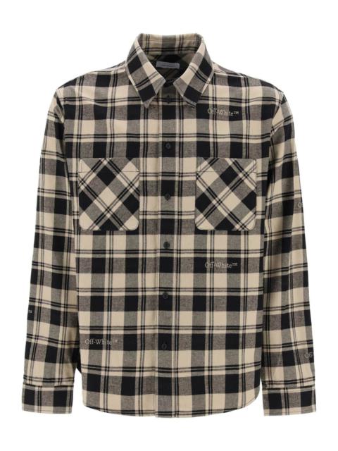 Off-White CHECK FLANNEL SHIRT