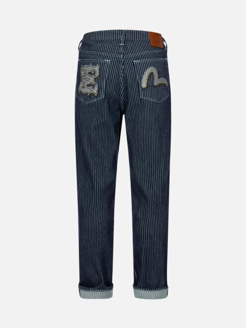 EVISU Seagull and Logo Embroideries Relax Fit Jeans