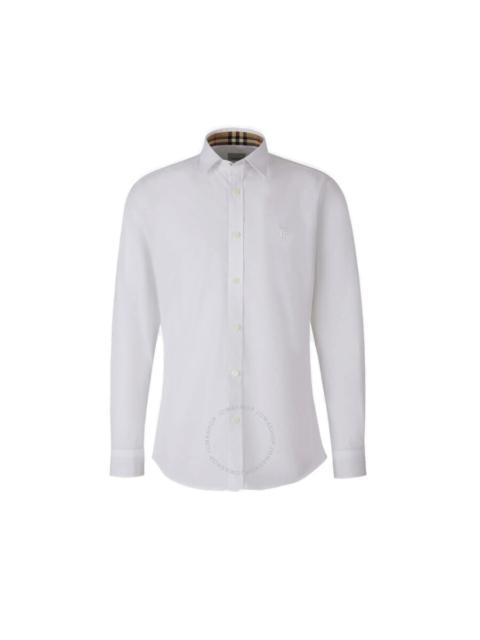 Burberry Sherwood Cotton Shirt In White