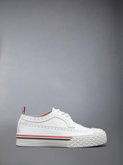 Thom Browne PEBBLE GRAIN TREAD SOLE LONGWING COLLEGIATE SNEAKERS