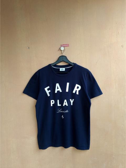 LACOSTE Lacoste Fair Play Navy blue T shirt