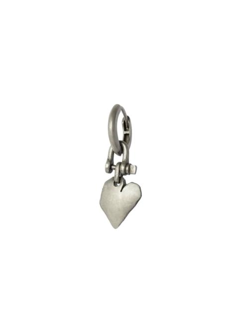 Parts of Four Jazz's Solid Heart sterling silver drop earring
