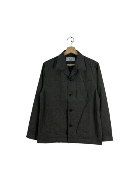 Other Designers VINTAGE HIKORY CHORE JACKET SHIPS THE ORIGINAL JAPAN