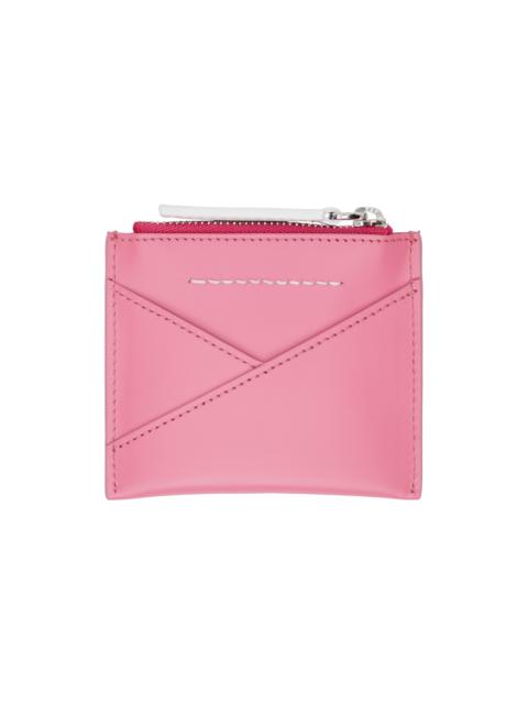 MM6 Maison Margiela Pink Stitch Card Holder