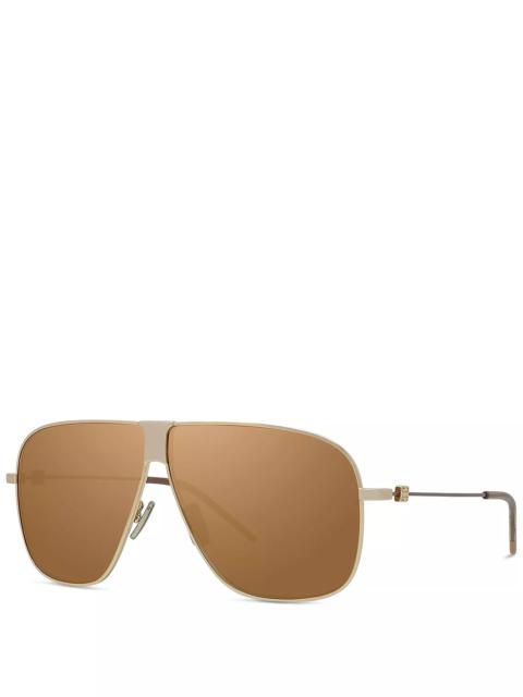 Givenchy GV Speed Pilot Sunglasses, 64mm