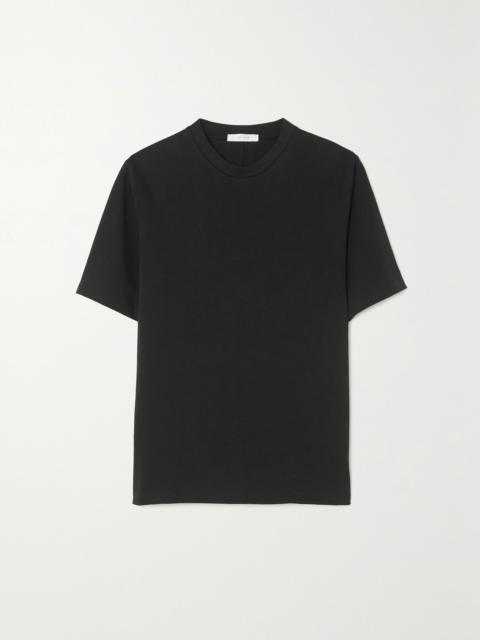 The Row Essentials Chiara cotton-jersey T-shirt Black