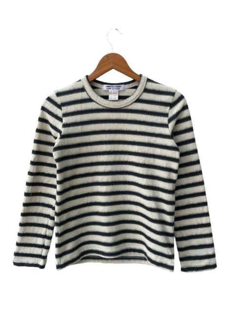 Other Designers Comme des Garcons × Designer × Vintage - Vintage Comme Des Garcons Striped Fleece Longsleeve Shirt