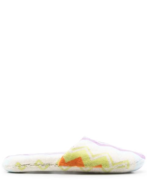 Missoni Missoni Home Zigzag-print Slippers