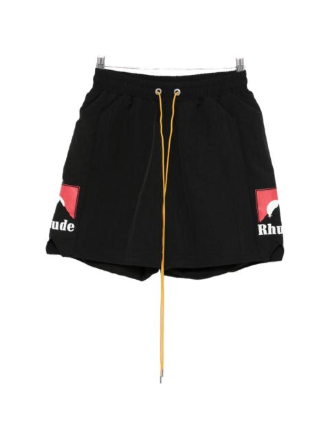 Rhude Rhude Logo Drawstring Shorts