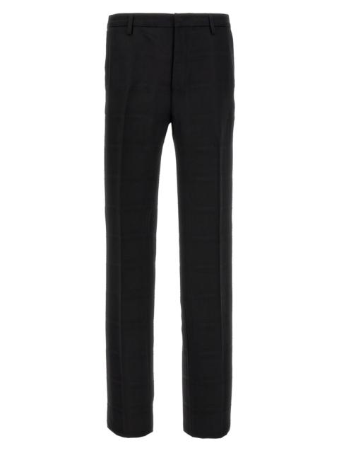 Etro Check wool trousers