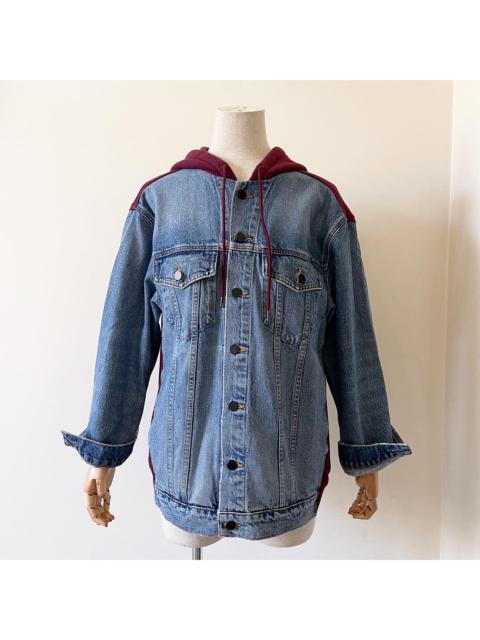 Alexander Wang Denim X Alexander Wang hooded denim jacket 