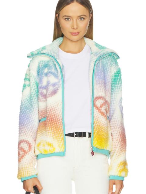 CASABLANCA Monogram Fleece Jacket