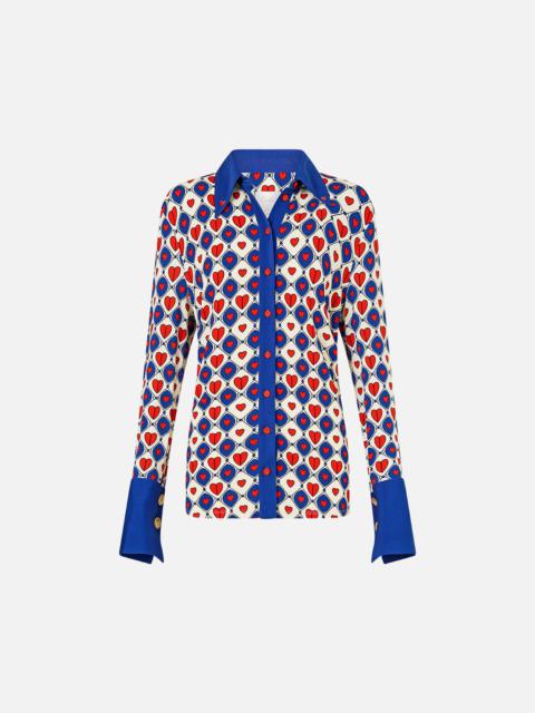 CAMILLA FITTED JERSEY SHIRT