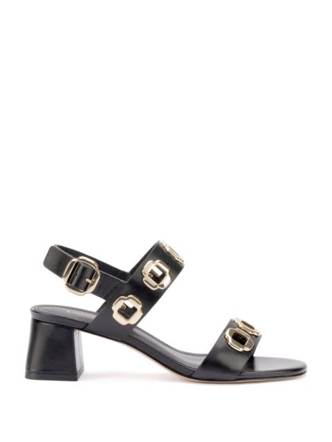 Other Designers Larroude - Larroude Milan Sandal In Black Leather