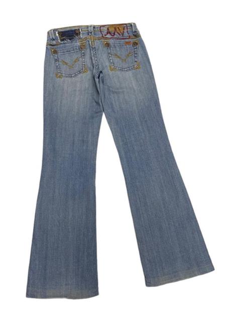 Hysteric Glamour FLARE SICK🔥VIGOSS DISTRESSED DENIM RIPPED FLARED JEANS