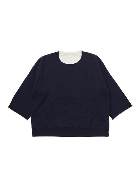 visvim BURROW DUAL SWEAT (SUPERFINE) NAVY