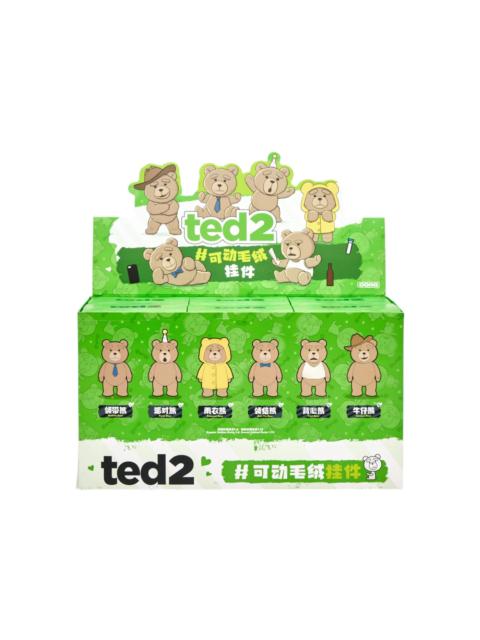 POP MART Pop Mart Pop Mart Ted2 Teddy Bear Action Plush Pendant Series Sealed Case (6 Blind Box)