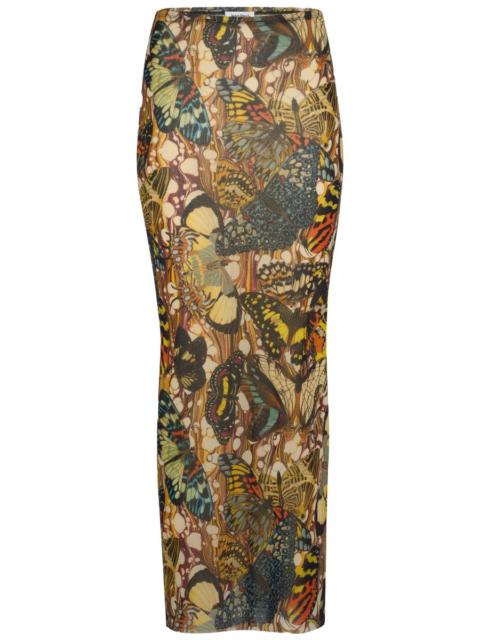 Jean Paul Gaultier Jean Paul Gaultier Women Long Skirt With "Bow Tie" Print