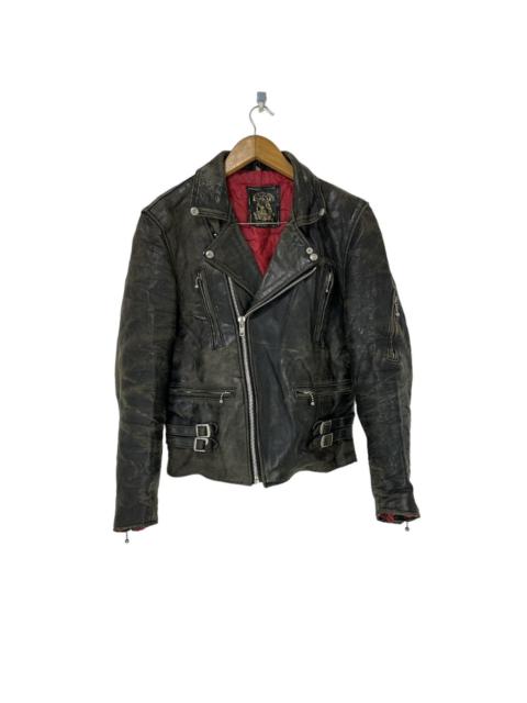 Other Designers Seditionaries 666 Double Collar Leather Jacket Punk Jacket