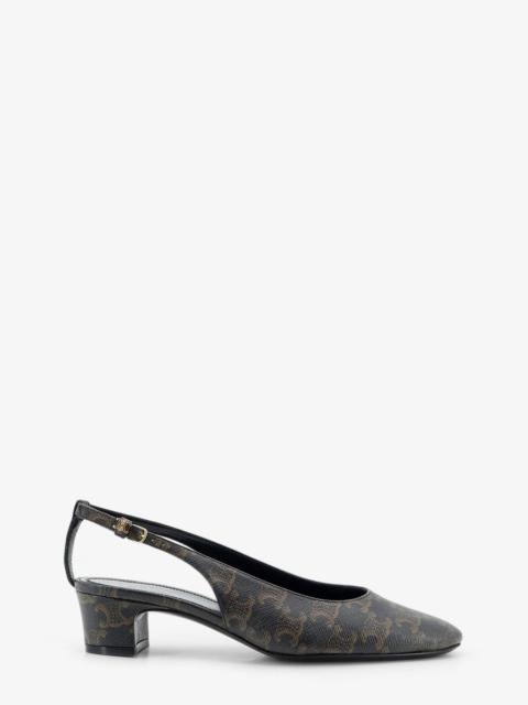 CELINE Celine Women Neo City Triomphe Coated Canvas Decollete
