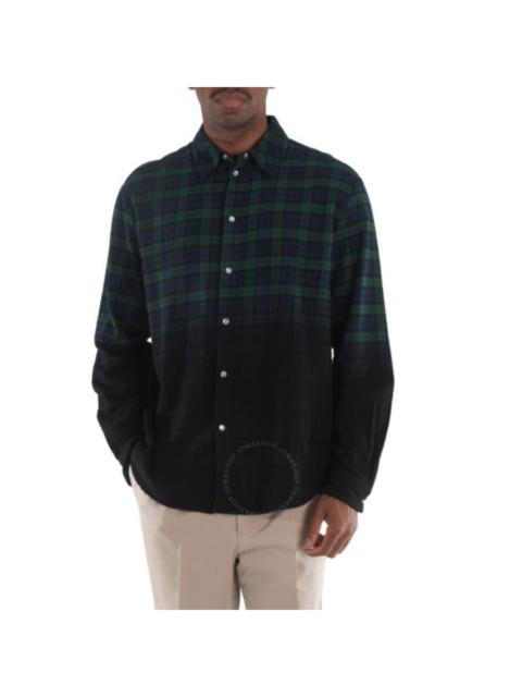 Holzweiler Holzweiler Men's Dk. Blue Mix Elja Dye Check Shirt