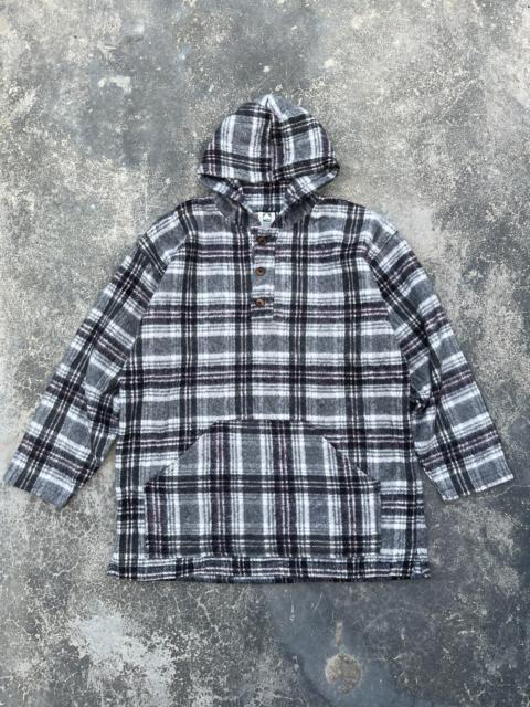 Other Designers Streetwear - Oak Pointe Check Buttoned Hoodies