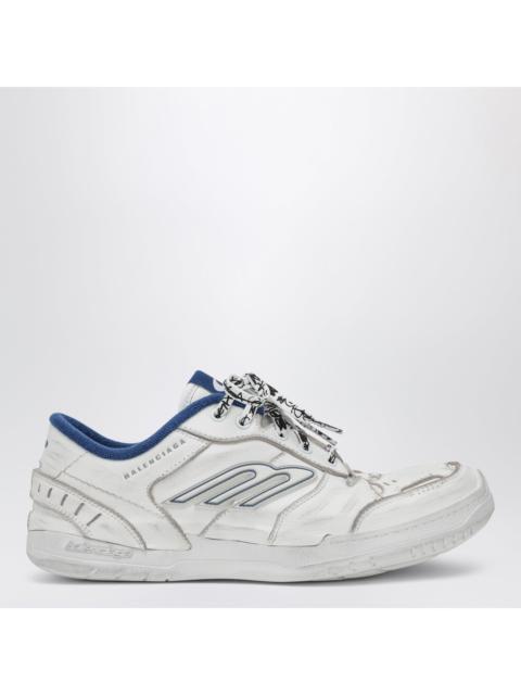 BALENCIAGA Balenciaga White/Blue Hamptons Worn-Out Sneakers Men