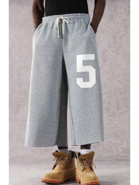 Other Designers Japanese Brand - Gray Cropped Wide-Leg Sweatpants