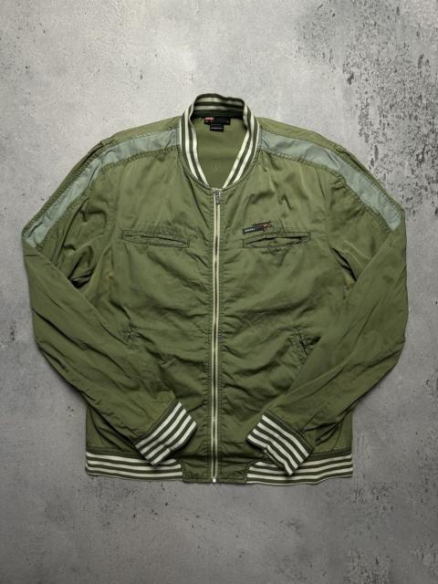 Diesel Rare Archive Diesel Olive Green Rider Bomber Jacket y2k 90s