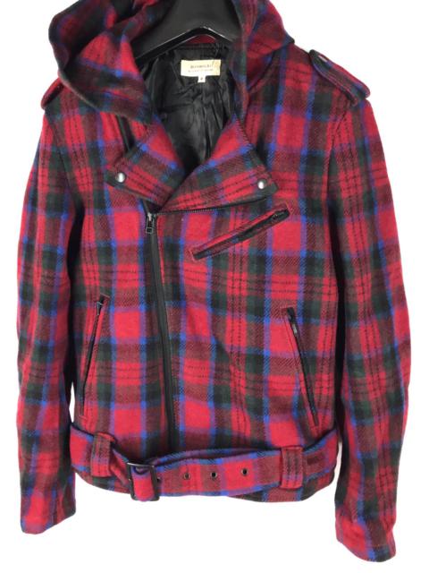 Other Designers Japanese Brand - HIROMICHI NAKANO PLAID CHECKED WOOL RIDER JACKET