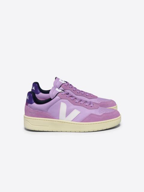 VEJA V-90 LEATHER ORCHID WHITE