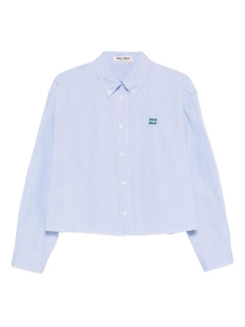 Miu Miu Cropped Shirt