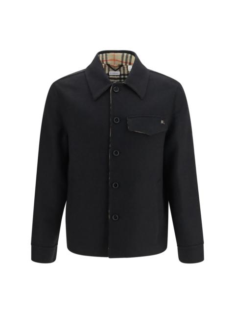 Burberry Burberry Men Herringbone Wool Jacket