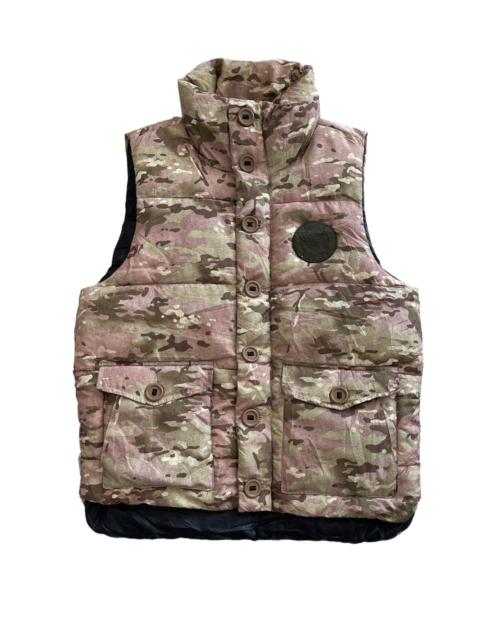 Other Designers Military - Vintage Avirex camouflage Vest down jacket