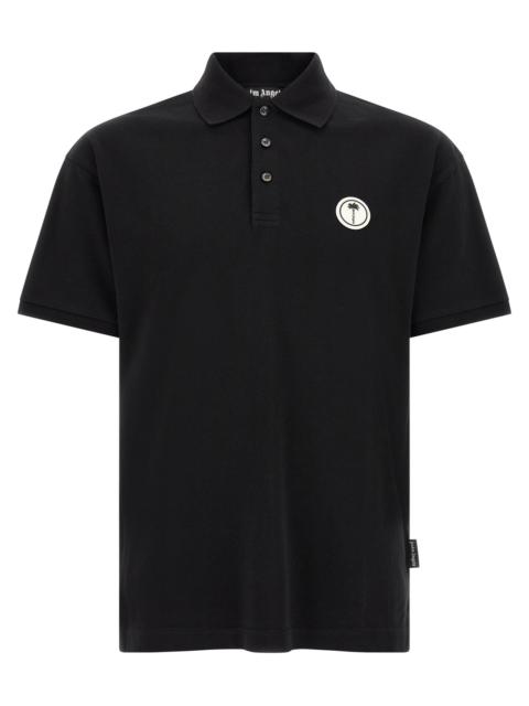 Palm Angels Palm Angels Men Logo Patch Polo Shirt