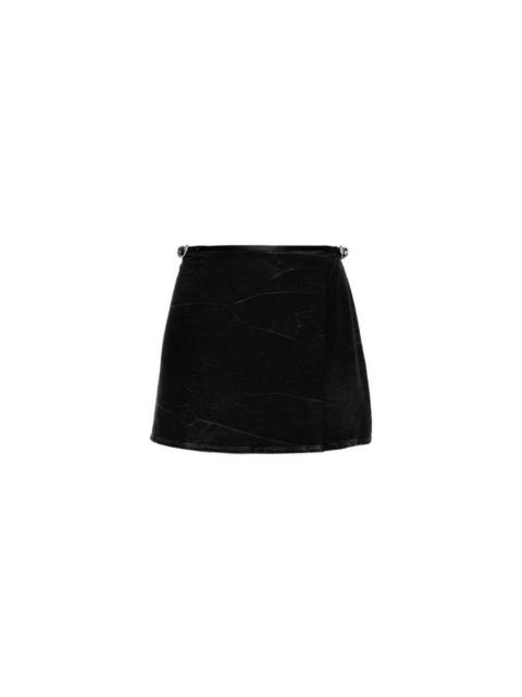 Givenchy Givenchy Voyou Denim Mini Skirt Black