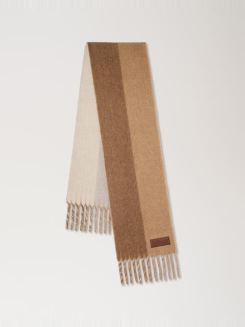 Mulberry Colour Block Textured Scarf
Camel & Eggshell Wool Blend