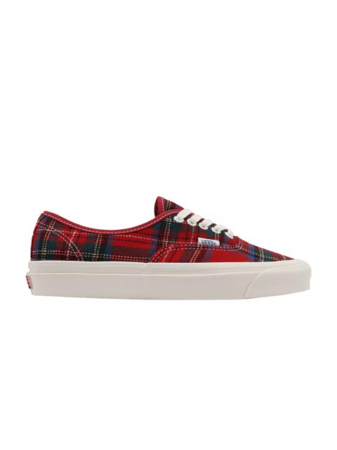 Vans Pendleton x Authentic 44 DX 'Anaheim Factory - Tartan'