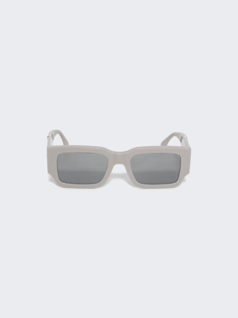FENDI Diagonal Sunglasses Grey And Smoke Mirror