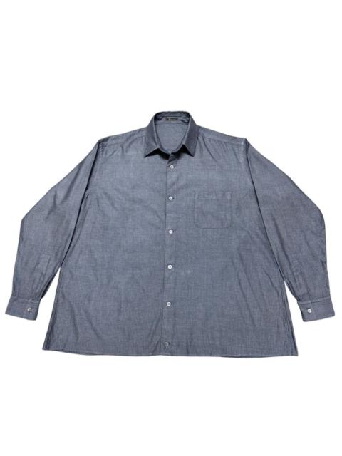 Yohji Yamamoto Vintage Ys For Men Pinstriped Oversized Shirt