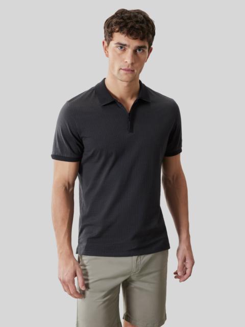 ROBERT BARAKETT Whistler Short Sleeve Covered Placket Polo