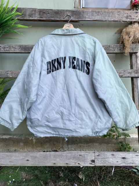 Other Designers Vintage - 💥Vintage DKNY JEANS Spell Out Logo Jacket 90s USA