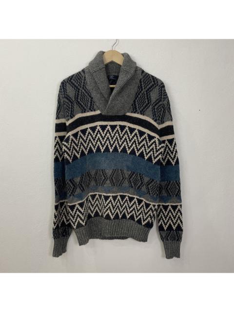 Other Designers Coloured Cable Knit Sweater - Vintage Gap Art Jumper Knitwear