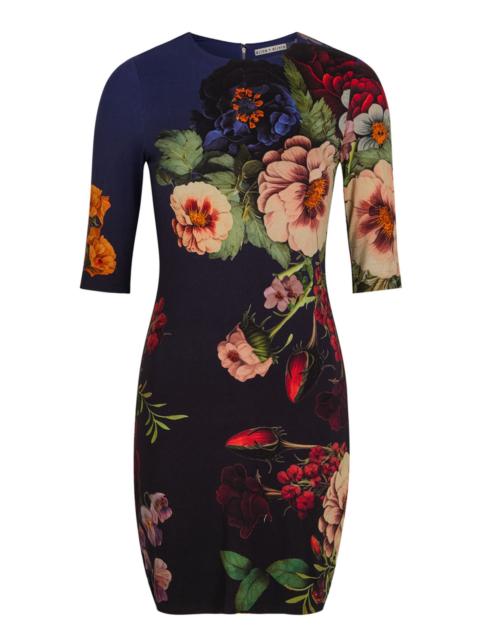 Alice + Olivia Alice + Olivia Delora Floral-print Jersey Mini Dress
